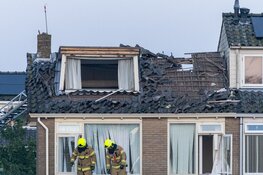 Enorme ravage na explosie in Castricum