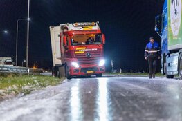 Verkeer op N9 uren vast door weersomstandigheden