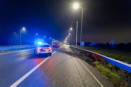 Snelweg A9 afgesloten na eenzijdig ongeval bij Heiloo