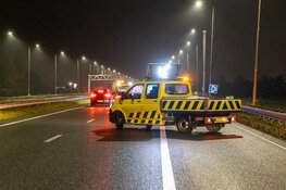 Snelweg A9 afgesloten na eenzijdig ongeval bij Heiloo