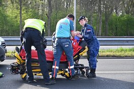 Motorrijder gewond op A9 bij Heiloo