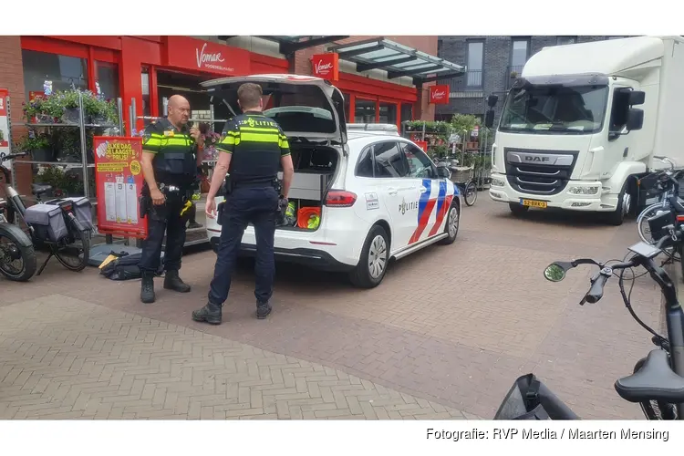 Winkeldief slaat pinautomaat kapot bij aanhouding in Heiloo