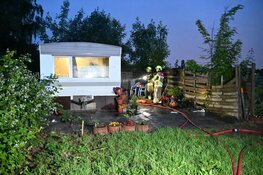 Brand in stacaravan in Heiloo
