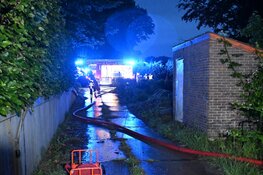Brand in stacaravan in Heiloo