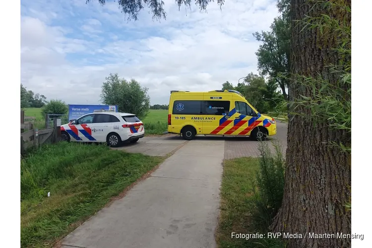 Fietser raakt te water in Heiloo