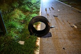 Enorme ravage bij ongeval op N512 in Castricum