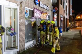 Flinke brand bij Domino's Pizza in Heiloo