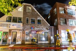 Flinke brand bij Domino's Pizza in Heiloo