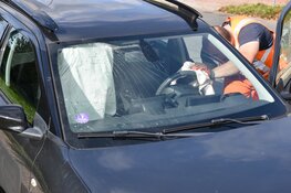 Automobiliste botst tegen tunnelwand in Heiloo