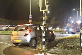 Twee gewonden en veel schade bij ongeval op grens van Alkmaar en Heiloo