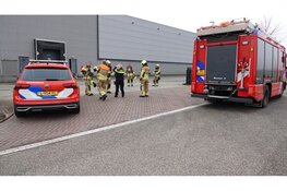 Mogelijke brand bij industriepand blijkt gesprongen waterleiding