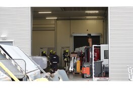 Mogelijke brand bij industriepand blijkt gesprongen waterleiding