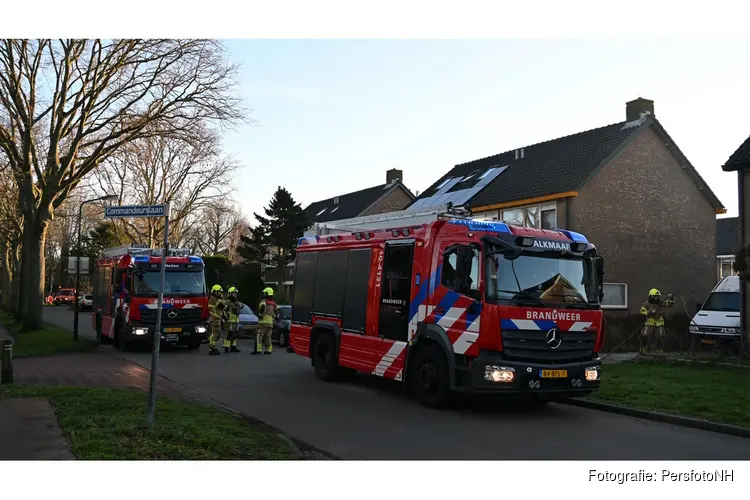 Woningbrand snel onder controle in Heiloo