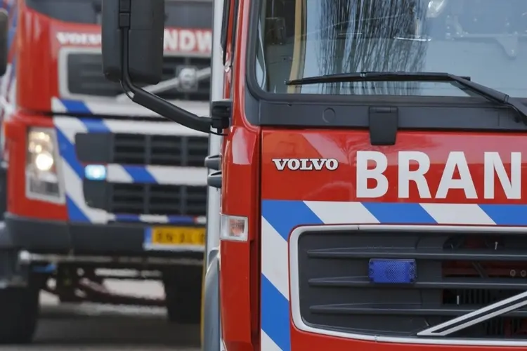 Rolcontainers in brand in Heiloo