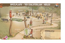 Wiebelbrug en balanceerpad voor speelplek Ter Coulsterlaan
