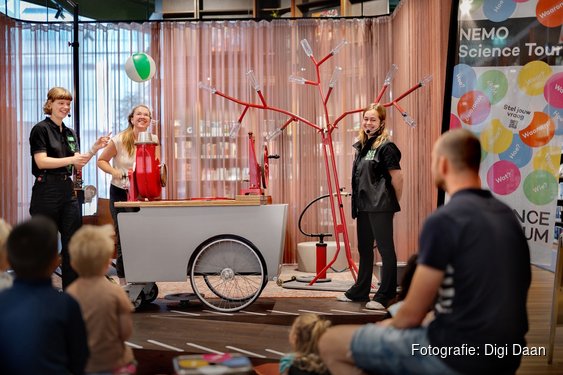 Verrassende experimenten van NEMO Science Museum te zien in Heiloo