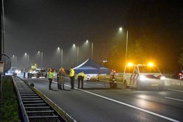 Voetganger overleden na aanrijding met personenauto op A9 bij Heiloo