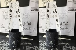 Workshop Handletteren bij bibliotheek Kennemerwaard