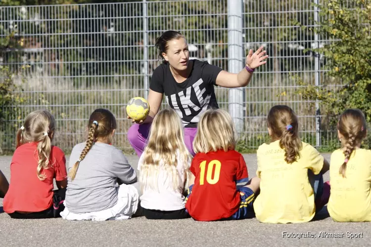 Sporten op het schoolplein in Heiloo