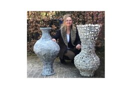 Expositie beeldend kunstenaars Jan en Dorette Giling in de Witte kerk te Heiloo.