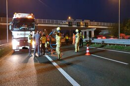 Ongeval met vrachtwagen op A9