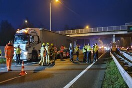 Ongeval met vrachtwagen op A9
