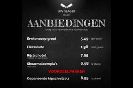 Weekaanbieding Uw Slager Heiloo-Egmond