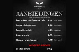 Weekaanbieding Uw Slager Heiloo-Egmond