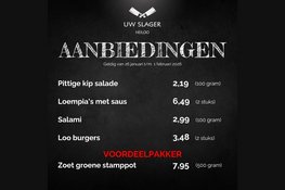 Weekaanbieding Uw Slager Heiloo-Egmond