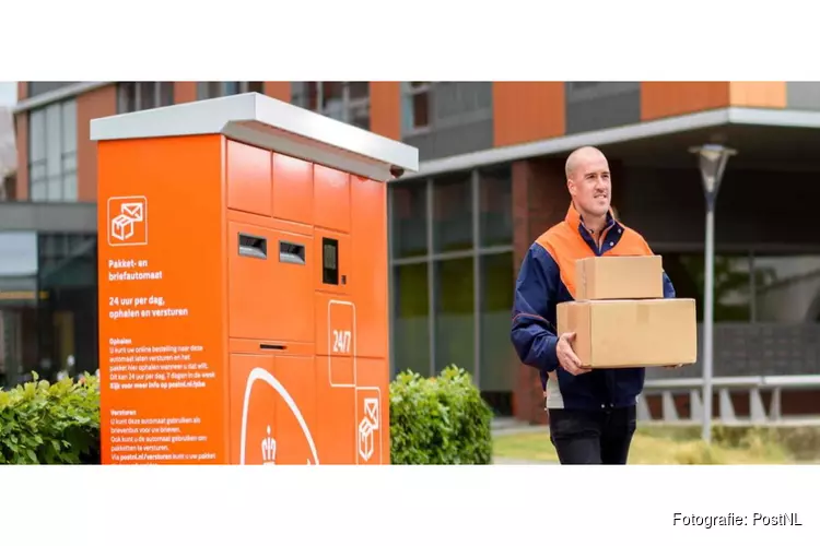 PostNL pakket- en briefautomaat in Heiloo